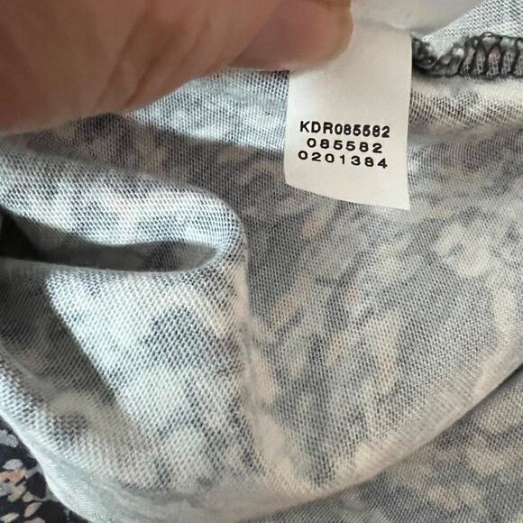 PureJill Women's Knit Casual A-Line Dress Taupe & Cream Petite Size M - Picture 10 of 10